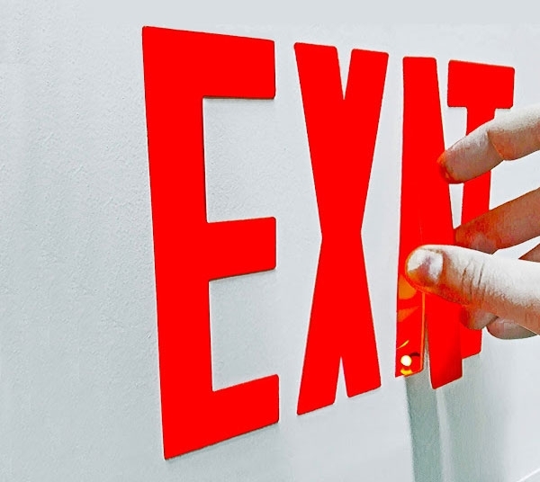 New York City Concealed Exit Signs