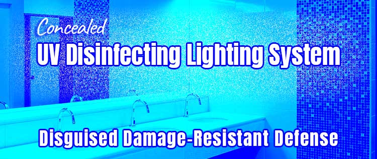 Concealed UV Disinfecting Lighting System